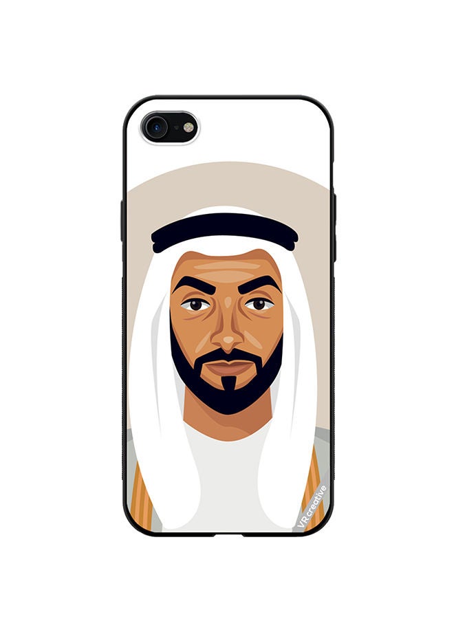 VR CREATIVE غطاء حماية لجهاز آبل آيفون 7/8/SE 2020 تصميم الشيخ زايد بن سلطان آل نهيان متعدد الألوان - Image 1