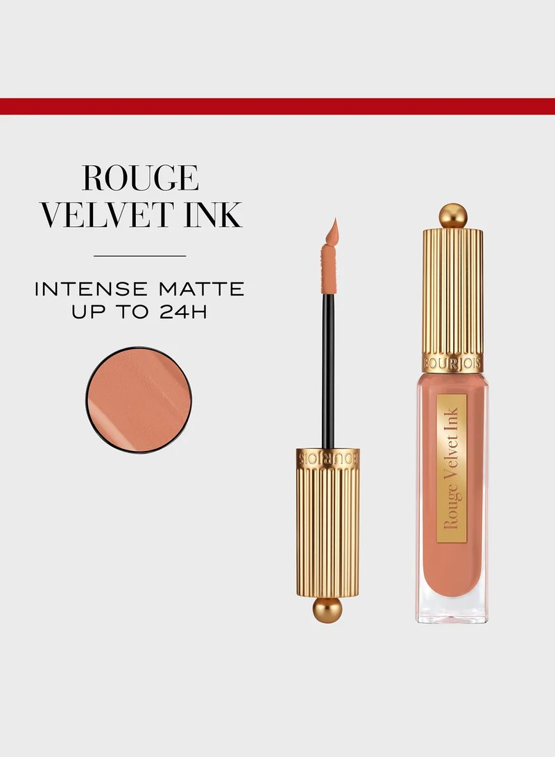 BOURJOIS PARIS Rouge Velvet Ink Matte Liquid Lipstick 01 Beige de