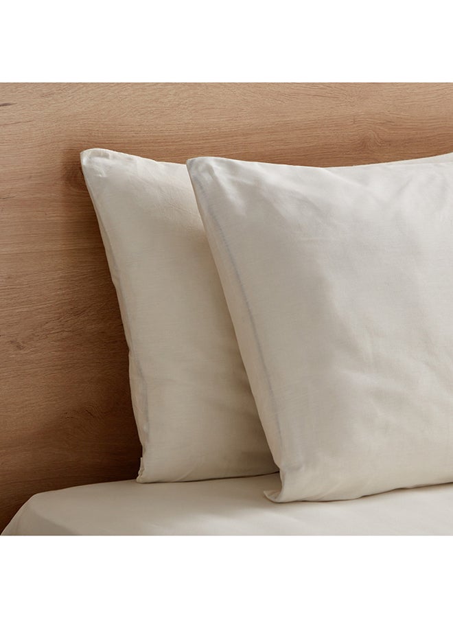 Home Box Essential 2-Piece Cotton Pillow Cover Set 75 x 50 cm  - Image 4