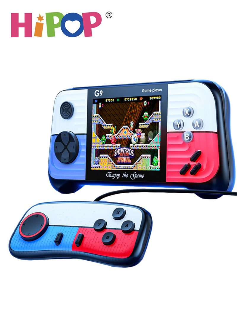 HIPOP 666 In 1 Handheld Game Console with one Gamepads,3-Inch HD Screen Retro Games,G9 Model Handheld Game Console for Kids  - Image 1