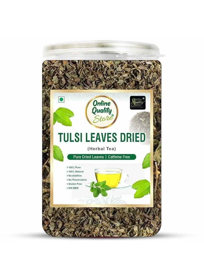 Online Quality Store Tulsi Leaves Tea - 50g | Pure Dried Tulsi Leaves Herbal Tea | Tulsi Tea helps in Boost Immunity - Image 1