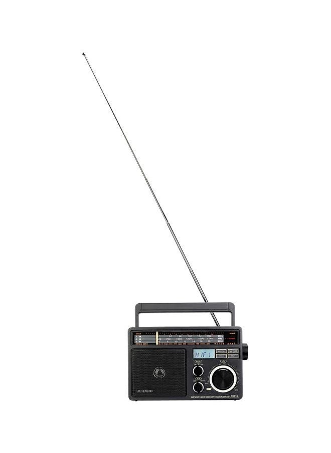 NIBEMINENT Portable FM Radio TR618 Dark grey  - Image 3