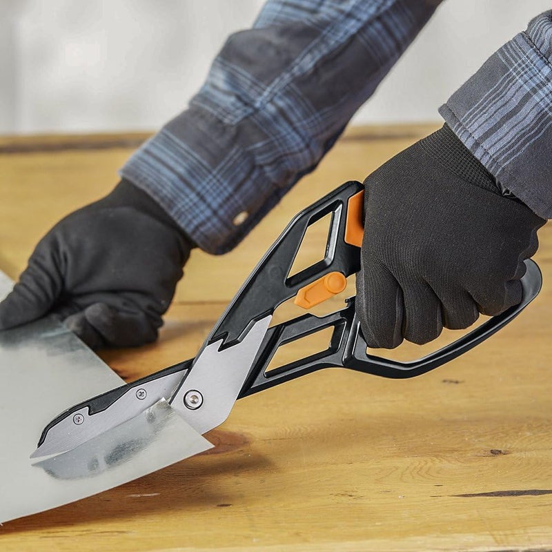 Fiskars PowerArc Easy Action Aluminum Tin Snips (13 Inch) - Image 5