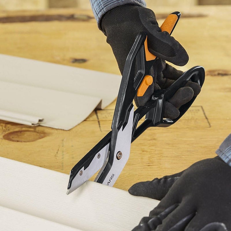 Fiskars PowerArc Easy Action Aluminum Tin Snips (13 Inch) - Image 4