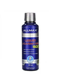 AllMax Nutrition ALLMAX Nutrition Liquid L-Carnitine 1500 Blue Raspberry 16 oz (473 ml) 