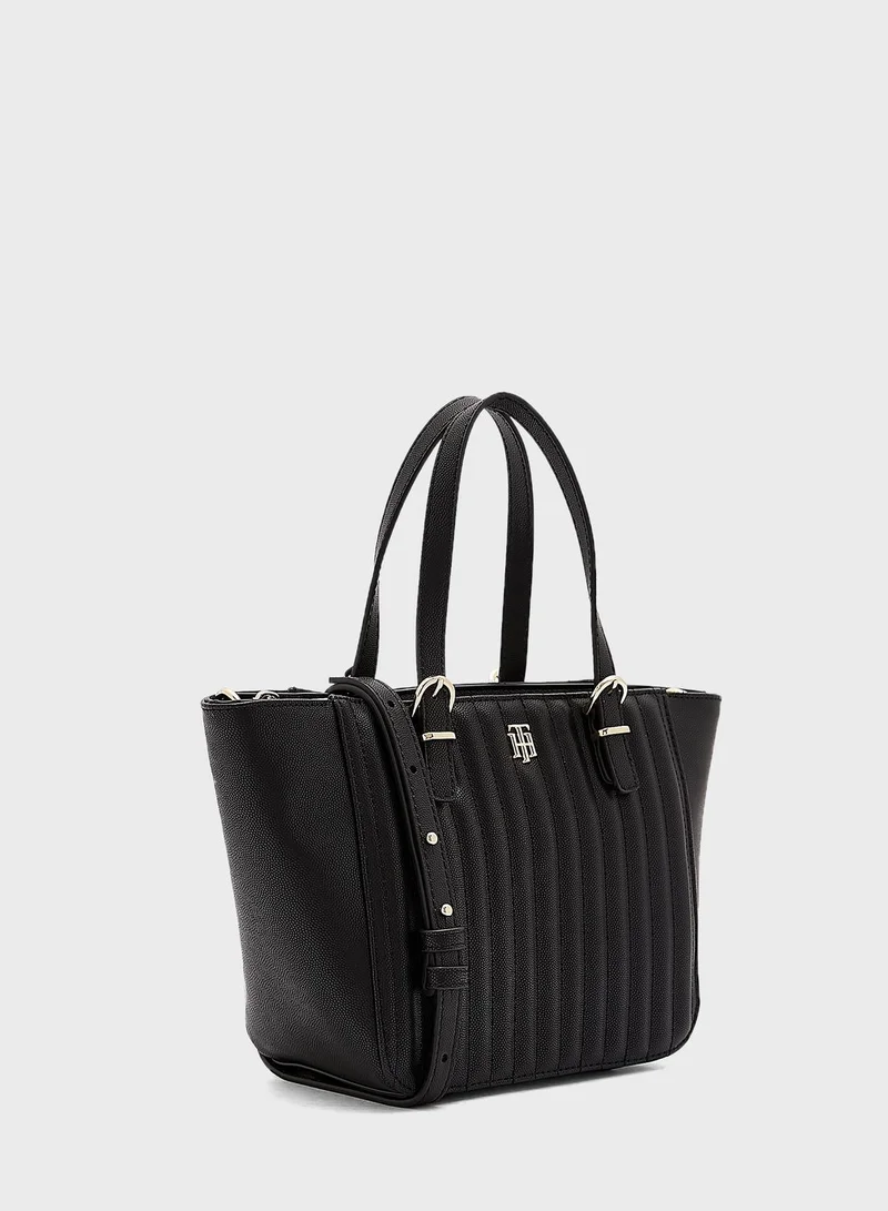 TOMMY HILFIGER Timeless Small Quilted Tote
