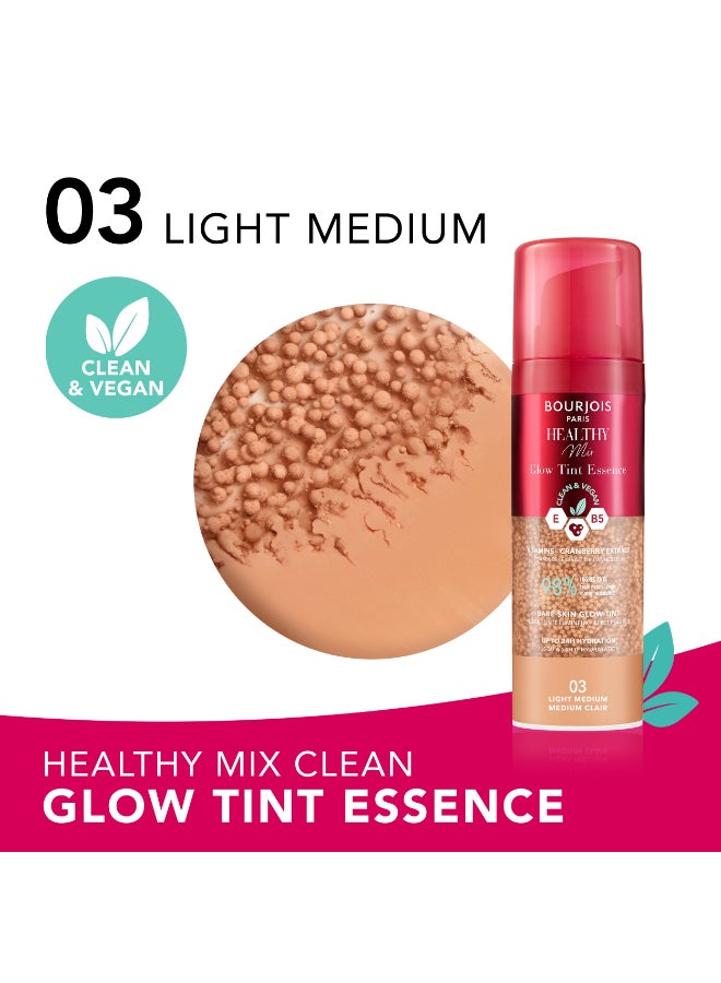 BOURJOIS PARIS Healthy Mix Glow Tint Essence - 03 - Light Medium, 30Ml - Image 2
