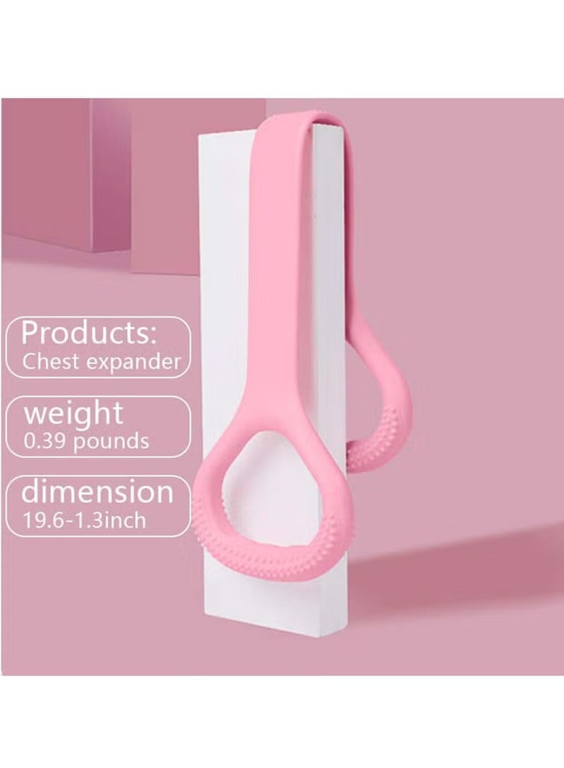 Figure 8 Resistance Band, Arm Back Shoulder Exercise Elastic Rope Stretch Fitness Band, Foot, Leg, Hand Stretcher, Arm Exerciser for Yoga Pilates Stretching Physical Therapy, Home Gym Workout - Image 2