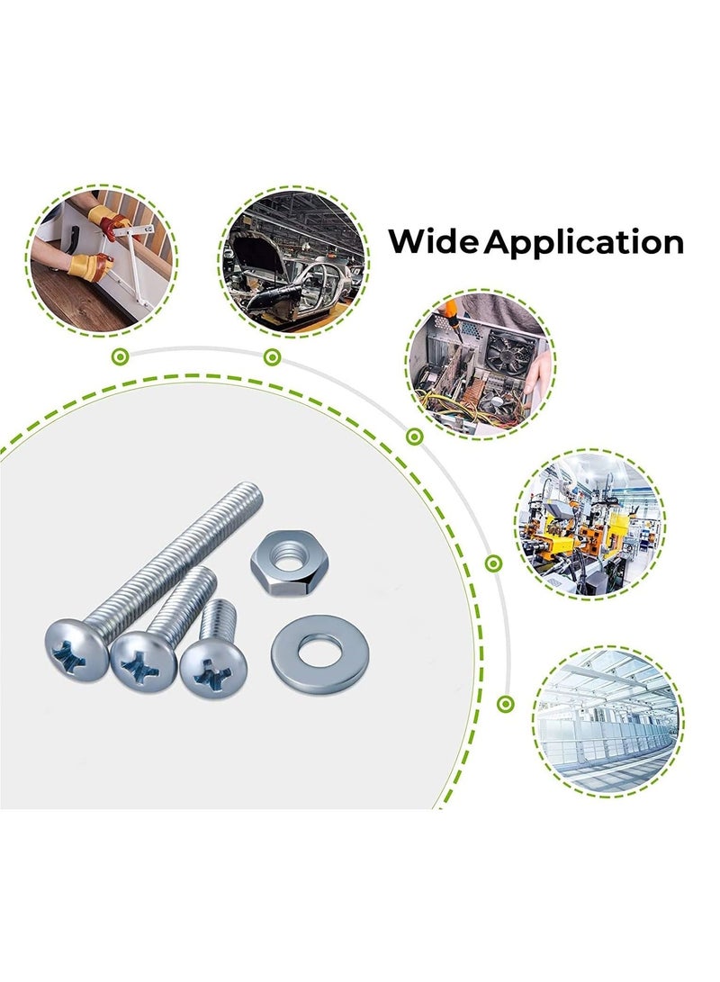 RACO Machine Screws/Bolts Stainless Steel Round Head Phillips Screws Muliti Purpose Use (5, 6x100mm) - Image 3