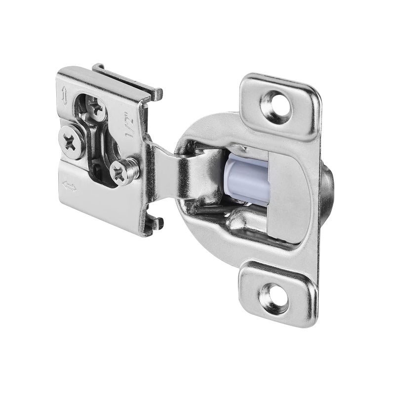 VEVOR Cabinet Hinges, 40 Packs Partial Overlay Kitchen Cabinet Door Hinges, 105 Degree Opening Angel Soft Close Concealed Cupboard Hinges for Framed Cabinet Type, with Mounting Screws - Image 4