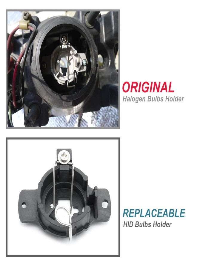 Mingrui test 2Pcs H1 HID Headlight Bulb Holder Retainers Adapter for Ni.ssan Skyline GT-R R32 240SX Silvia S13 Cefiro A31 JDM Spec H1 HID Headlight Bulb Holder Retainers Socket Clip - Image 2