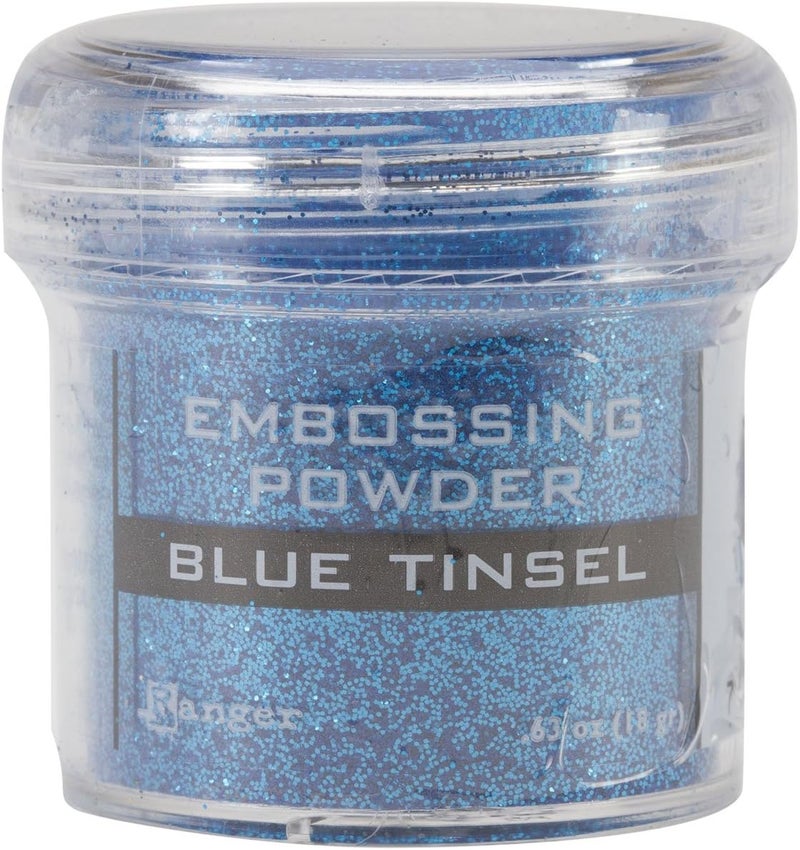 359840 Embossing Powder, Blue Tinsel