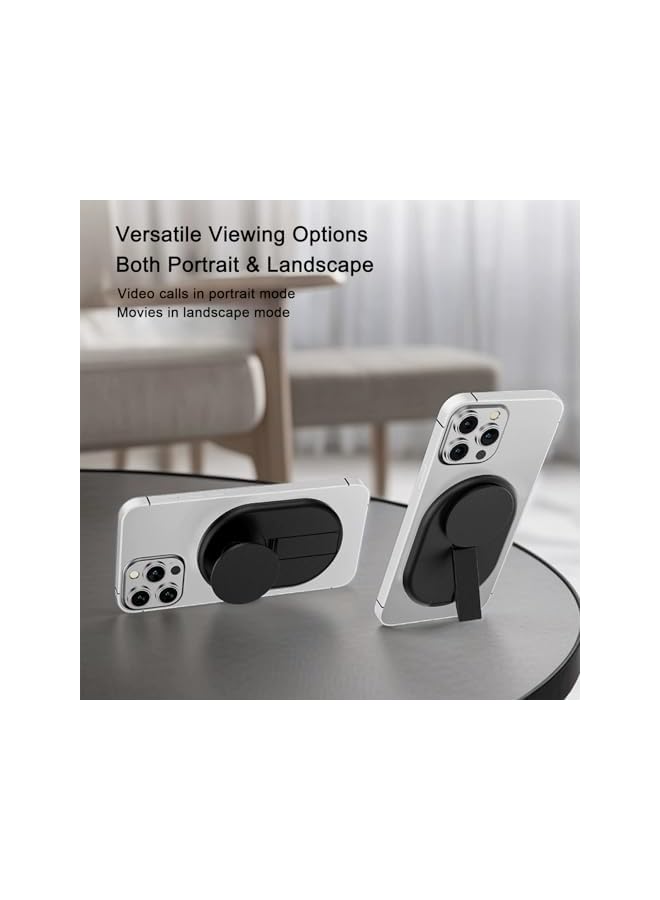 Green Tiger Upgraded Magnetic Phone Holder, Enhanced Magnet, Ultra Thin, Collapsible and Expandable Phone Grip for Phones, Includes Adapter Ring - Image 2