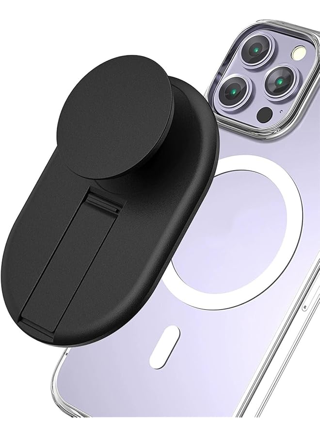 Green Tiger Upgraded Magnetic Phone Holder, Enhanced Magnet, Ultra Thin, Collapsible and Expandable Phone Grip for Phones, Includes Adapter Ring - Image 1