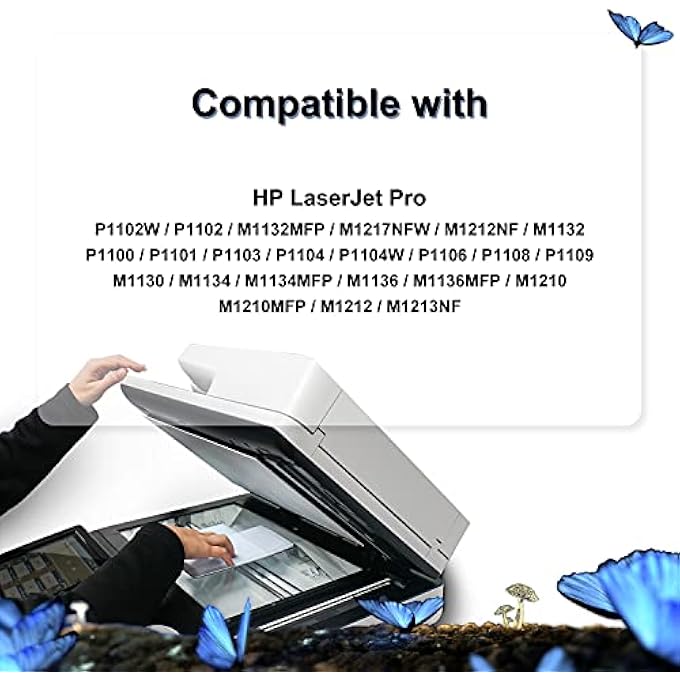 4X BLACK TONER COMPATIBLE WITH HP 85A CE285A FOR LASERJET PRO P1005 P1006 P1102W P1102 M1132MFP M1217NFW M1212NF M1213NF M1132 P1100 M1136 M1210 M1212 MM1130 M1134 - Image 3