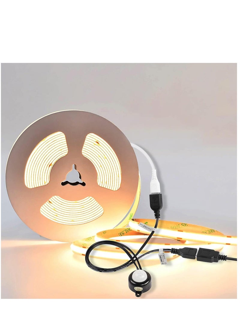 Mini PIR Motion Sensor Switch, with USB Interface Cable 2A PIR Infrared Motion Human Body Sensor Detector Switch Light Sensor Adjustable, for LED Strip - Image 4