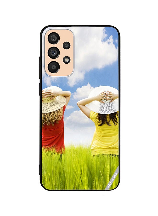 VR CREATIVE Protective Case Cover For Samsung Galaxy A33 5G Enjoying The Weather Design Multicolour - Image 1