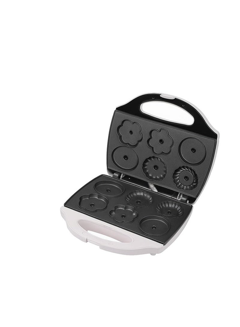 Home Master HM-338 Electric Donut Maker - 820W, Non-stick Surface for Making 6 Different Shaped Cookies at Once - Image 3