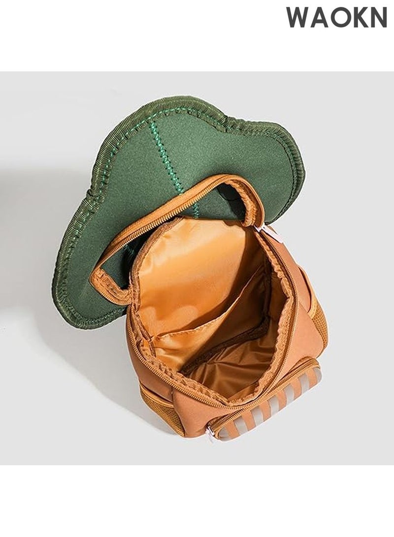 WAOKN Adorable Mushroom Backpack - Whimsical Cute Cartoon Toadstool Shape Kids School Bag | Vibrant Colorful Novelty Fun-Gi Design, Lightweight Mini Preschool Book Bag for Toddler Boys & Girls, Perfect for Daycare, Kindergarten, Travel & Outdoor Adventures - Image 4