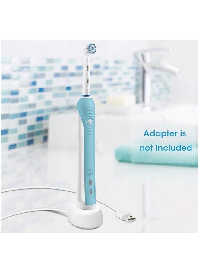MOXO - USB Charging Dock Travel Inductive Charger atible with Electric Toothbrush Braun Oral B - Image 1