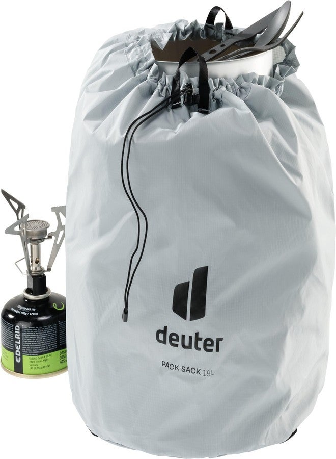 Deuter Pack Sack 18, Drawcord Pack Sack, 18 Liter - Tin - Image 2
