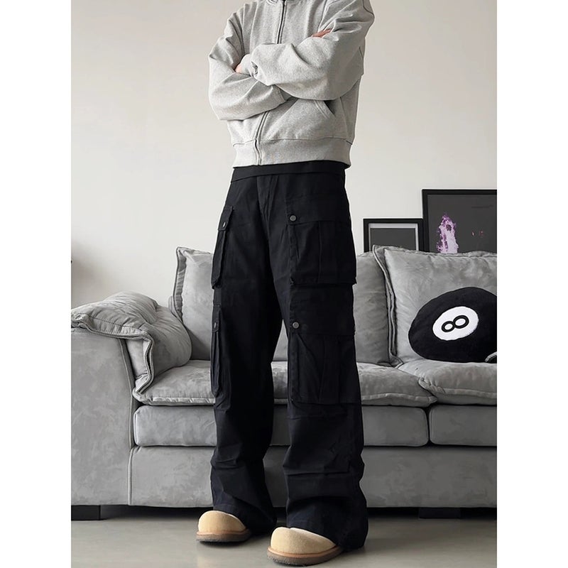 Unisex Classic Denim Jeans Loose Fit Daily Outdoor Wear - Image 3