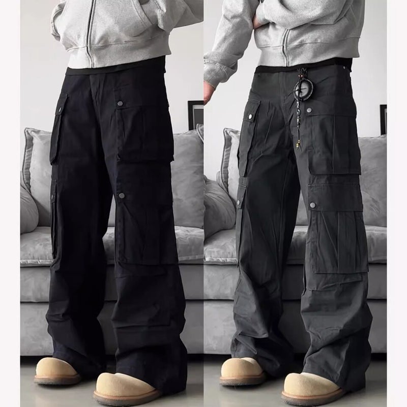 Unisex Classic Denim Jeans Loose Fit Daily Outdoor Wear - Image 2