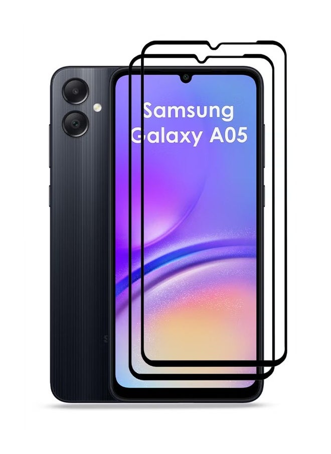 X-level 2 Pack Tempered Glass Screen Protector for Samsung Galaxy A05 4G with Comfortable Touch Feeling,Easy Clean Install,Anti-scratch Anti-drop Anti-fingerprint Phone Display Cover Accessory  - Image 1