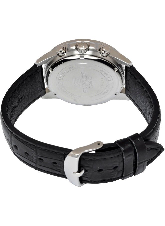 CASIO ساعة يد جلدية للرجال EFR-526L-1AVUDF - 42 ملم - Image 2