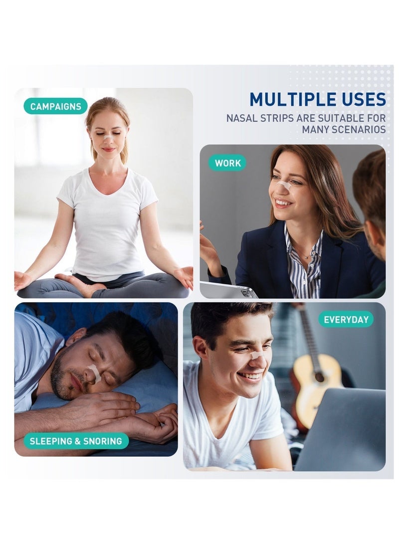 بريث رايت شرائط الأنف فائقة الوضوح من Breathe Right لتخفيف احتقان الأنف، عدد 44 (عبوة من قطعة واحدة) - Image 3