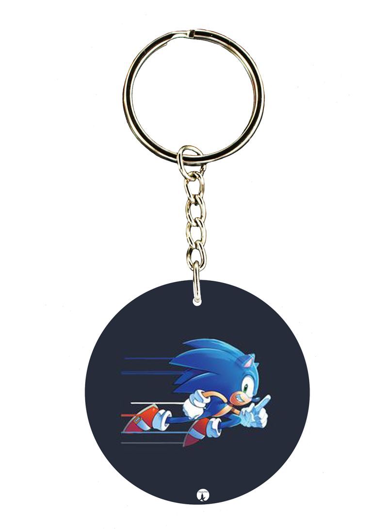 RKN Sonic Printed Keychain