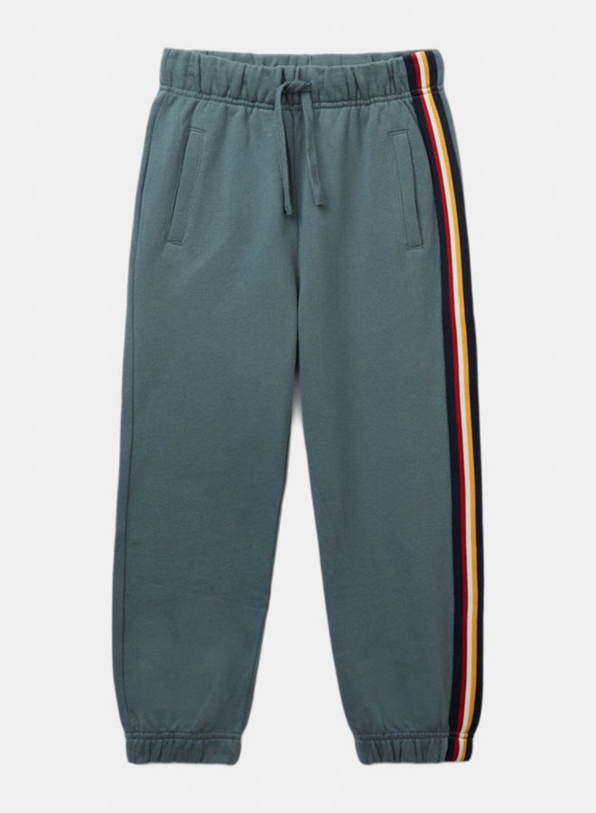 بينيتون بنطلون تدريب أولاد مخطط - Image 3