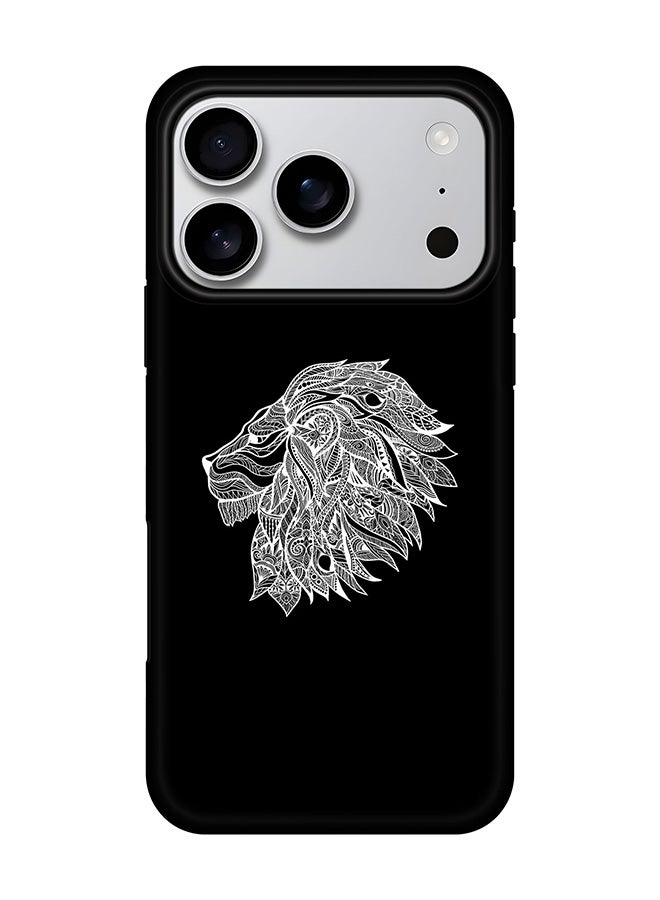 Stylizedd Tough Pro Magnetic Case for iPhone 17 Pro, Dual Layer hybrid PC + TPU Mobile Cover Matte - Lion Abstract