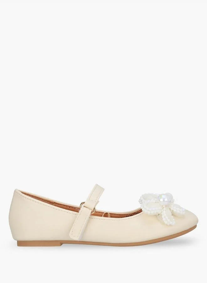 Girls Hook & Loop Ballerina Shoes