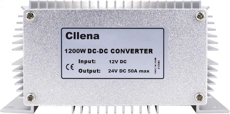 Cllena DC/DC 12V to 24V Boost Converter 50A 1200W Step Up Voltage Regulator Power Supply Voltage Transformer (Input 10V-16V) - Image 5