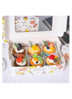 KASTWAVE Simulation Cupcake, Delicate Realistic Artificial Mini Cupcake Models, Fake Cake Dessert Props, for Photography Props Kitchen Home Decoration Display, 6Pcs  - Image 2