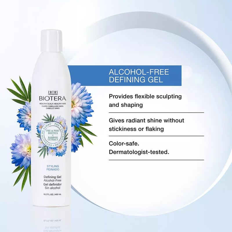 Biotera Styling Defining Gel Alcohol-Free | Flexible Sculpting & Shaping | Radiant Shine | No Stickiness or Flaking | Vegan & Animal Test Free | Paraben Free | Color-Safe | 15.2 Fl Oz - Image 2