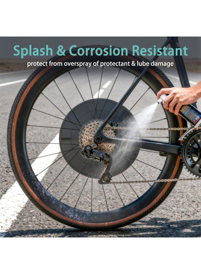 ENLEE 1PC Bicycle Disc Brake Protective Cover, Skull Mountain/Road/Gravel Bike Disc Brake Neoprene Protective Covers, Suitable for Overspray Damage & Safe Transport, Diameter: 320mm, Water Resistant - Image 2