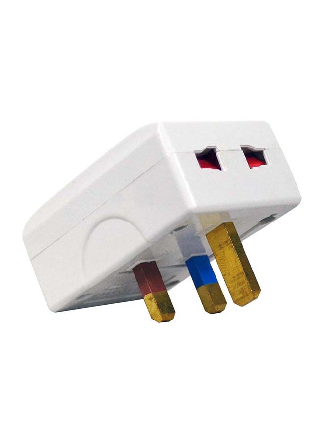 KADRIS ESMA Approved 3Way Universal Plug Multi Adapter, MU-22-1 Fused Adapter with neon indicator light  - Image 2