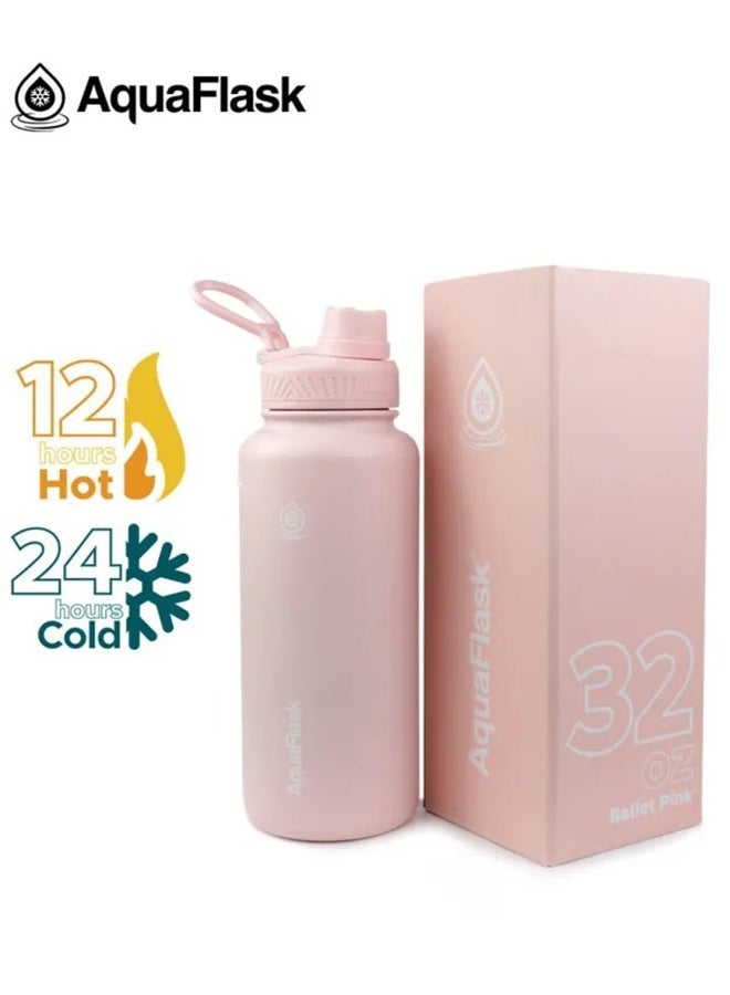 AquaFlask Original Stainless Steel Water Bottle, 22oz/32oz – 12H Hot or 24H Cold Retention, BPA-Free - Image 1