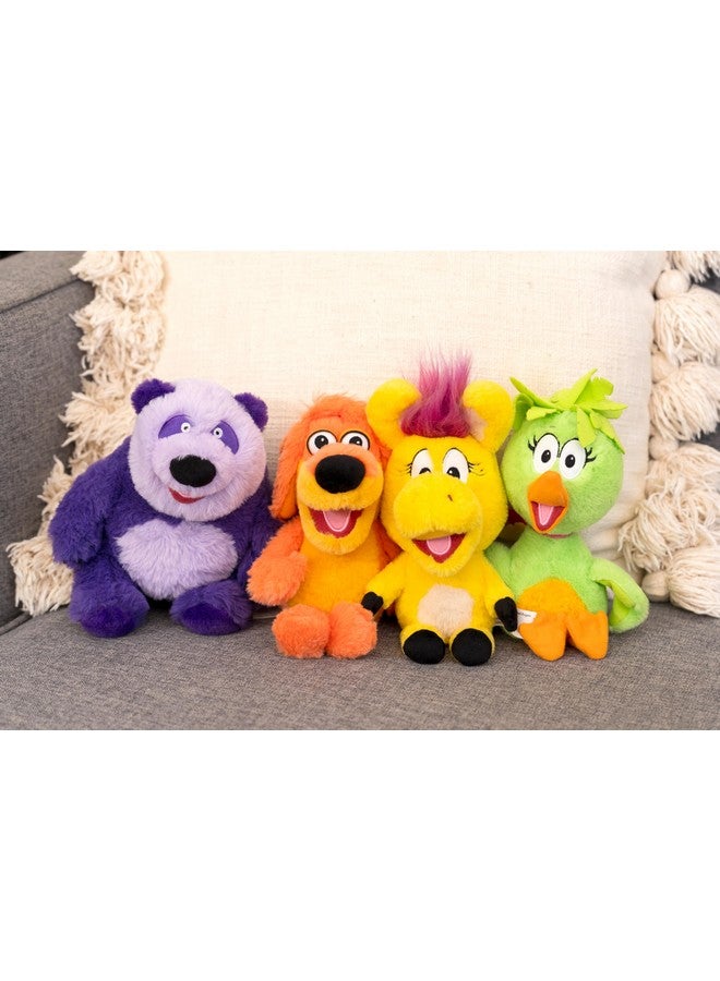 Jada Toys Donkey Hodie 8" Sound Plush Twin Pack - Hodie & Bob Dog - Squeeze for Phrases From Preschool Show - Ages 3+ - Image 5