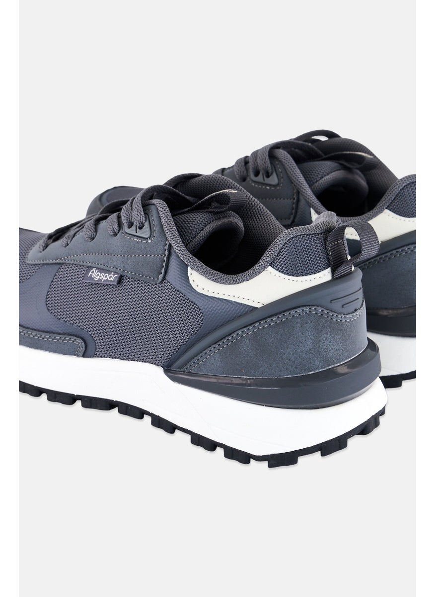 Algspar Men Lace Up Casual Shoes, Grey  - Image 2