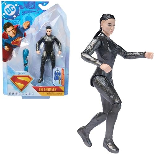 DC Comics, Superman, The Engineer, 6-Inch Action Figure, Authentic Superman Movie Styling, Super Heroes Kids Toys for Boys and Girls Ages 4 and Up - Image 1