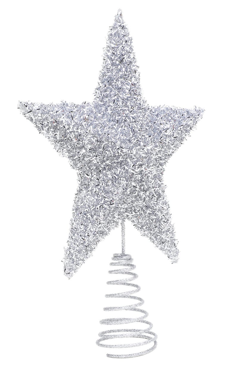Christmas Concepts® 11 '' Sparkling Tree Top Star - Luxurious Christmas Decorations (Silver) - Image 4