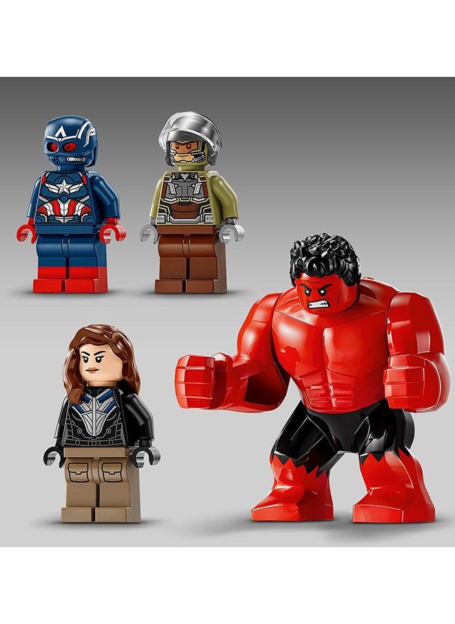 Marvel Captain America vs. Red Hulk Battle Set, Plane Building Toy with 4 Super Hero Minifigures Including Red Hulk and Falcon, Avengers Gifts for 7 Plus Year Old Boys & Girls 76292 - pzsku/Z7202D33D83B773AAE1BBZ/45/_/1731037980/64df8bb2-aa89-400f-a211-b9e09944566f