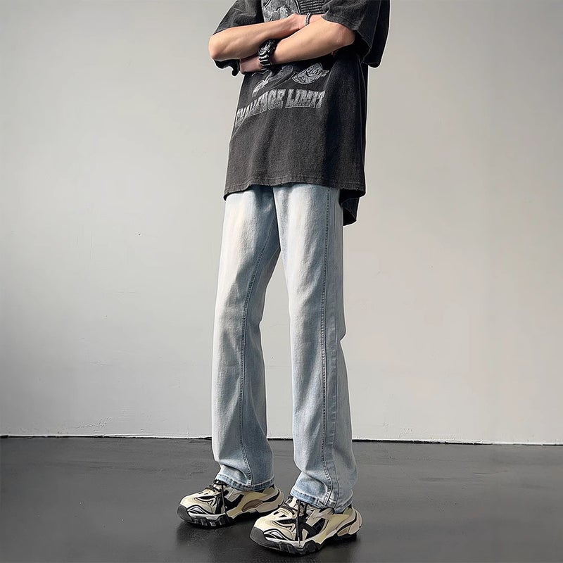 American Retro Jeans Men'S Autumn Casual Pants Trendy Brand Boys American High Street Pants All-Match Straight Pants Trendy - Image 5