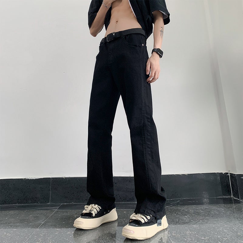 American Retro Jeans Men'S Autumn Casual Pants Trendy Brand Boys American High Street Pants All-Match Straight Pants Trendy - Image 1