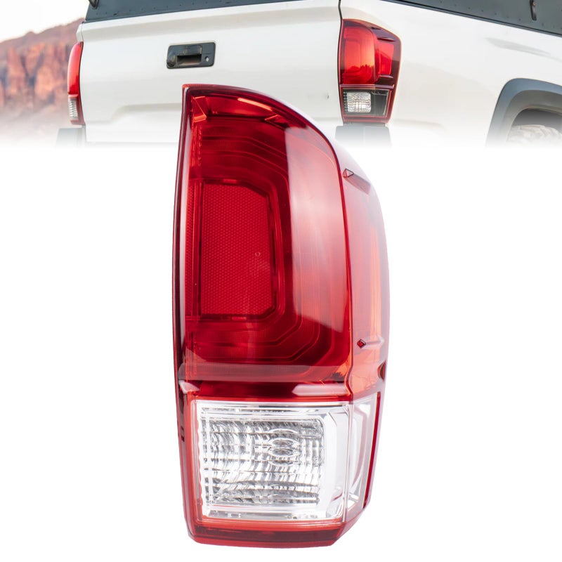 Boine Compatible With 2016 2017 2018 2019 2020 Toyota Tacoma Pickup Right Passenger Side Red Tail Light Housing Replace 8155004170
