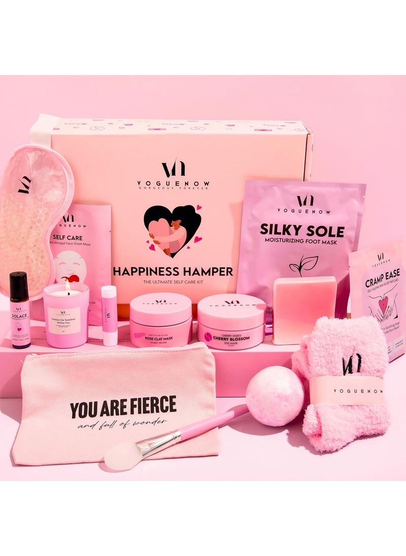 VogueNow - Spa Gifts for Women- Premium Self Care Spa Kit With Bath, Skin Care Sets & Self Care Items For Women - Ultimate Pampering Skin Care Set - Birthday Gifts - Spa Gift Baskets (Pack of 20) - Image 1