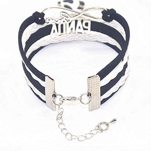 HCChanshi Panda Charm Bracelet - Infinity Love Design For Women Men Adult Panda Fans and Lovers (Black and White) - Image 4
